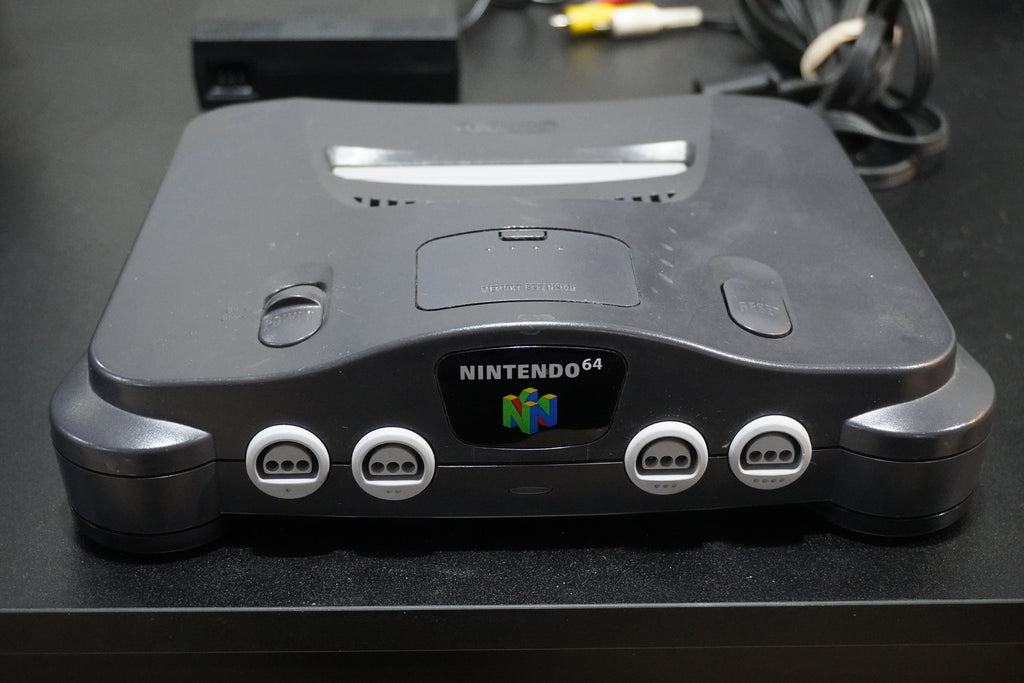 Nintendo 64 (Region Free) w/ Cables + Blue Controller