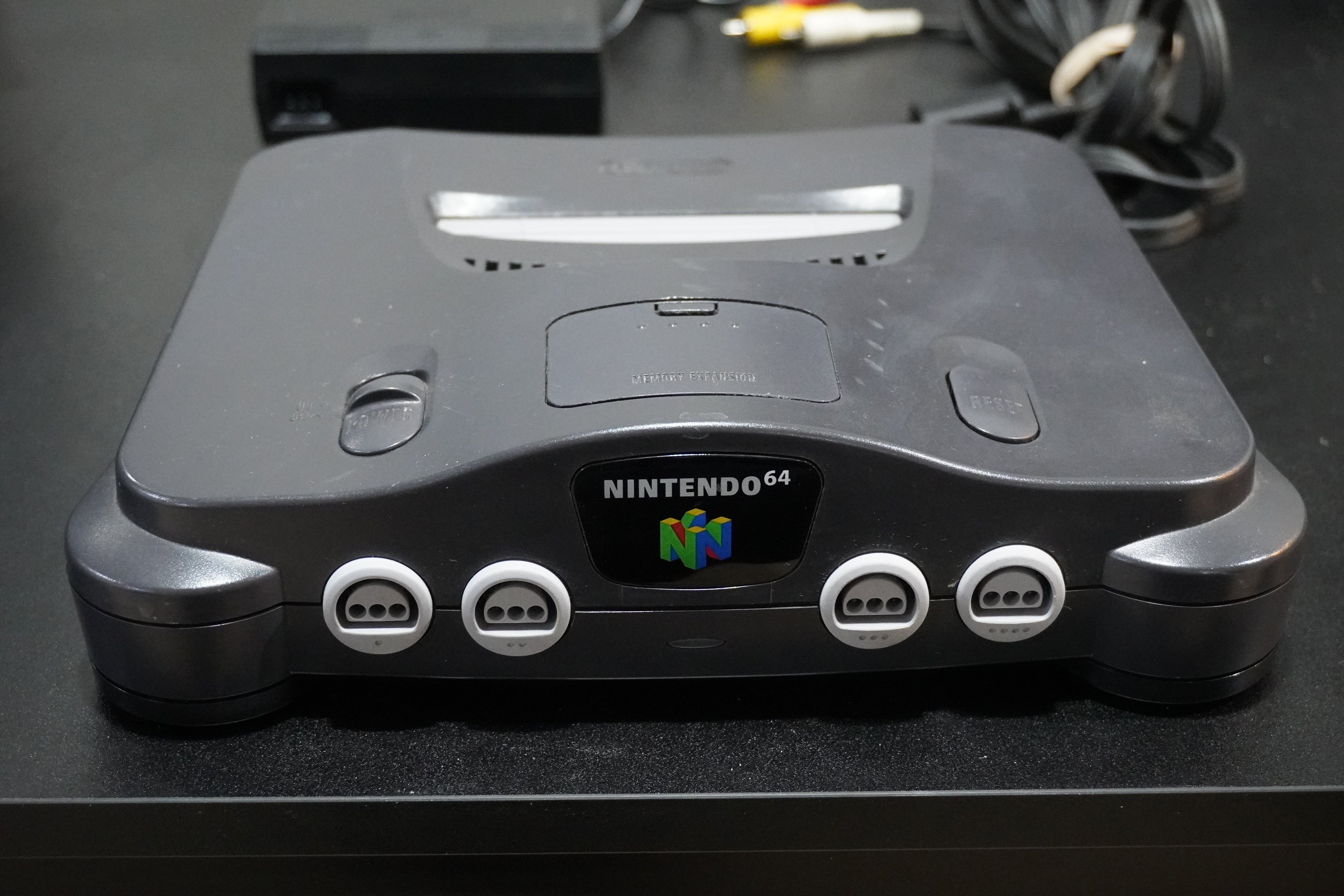 Nintendo 64 (Region Free) w/ Cables + Blue Controller