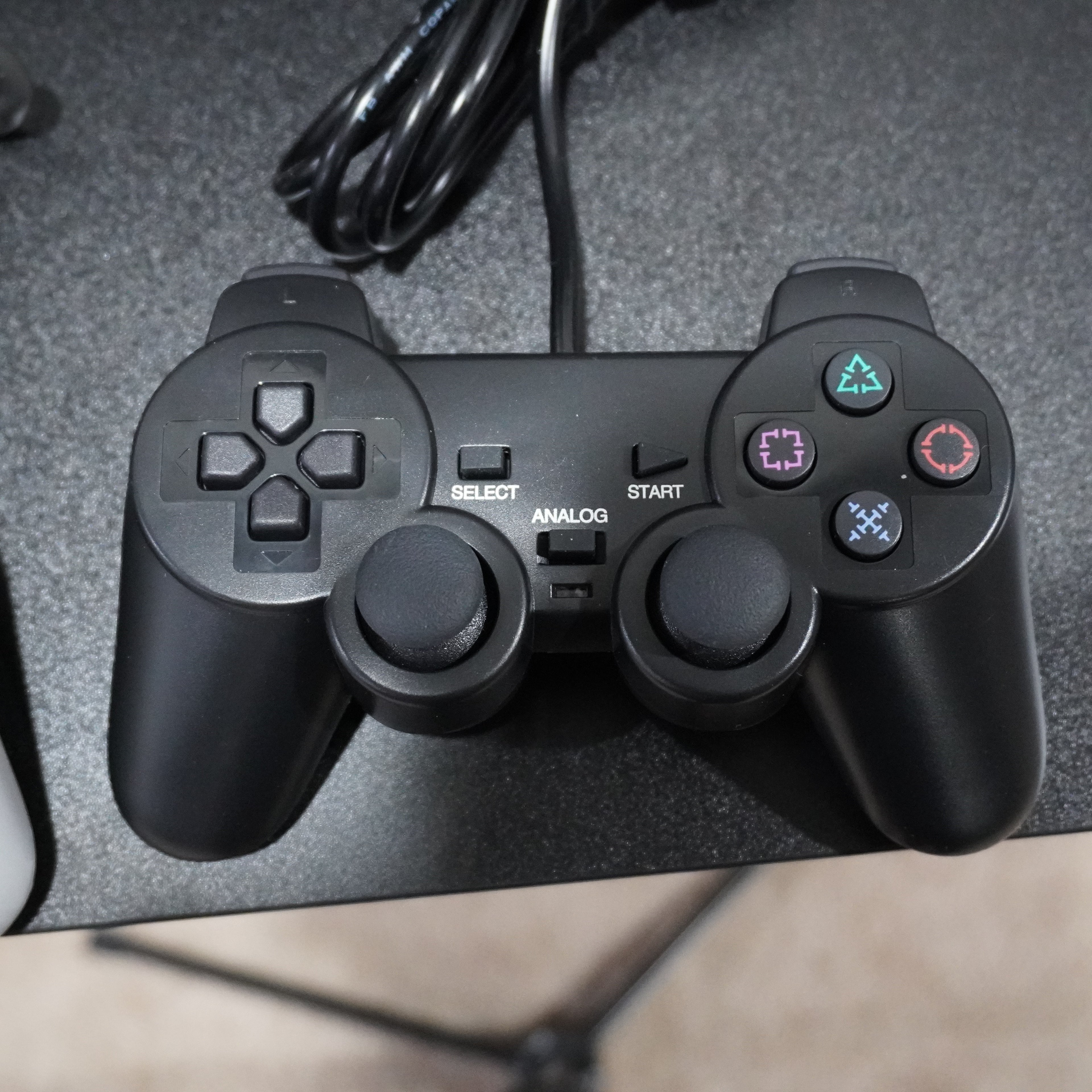 PS2 Fat Model + 2 Controllers + 64MB Memory Card + AV/Power Cables