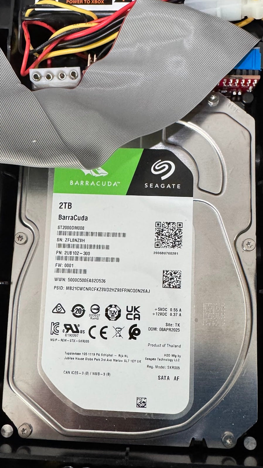 128 MB Original Xbox + Recapped DVD Drive + 2TB HDD + Modxo Modchip