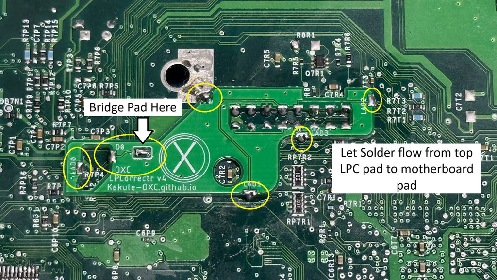 Xbox 1.6 LPC Rebuild Board