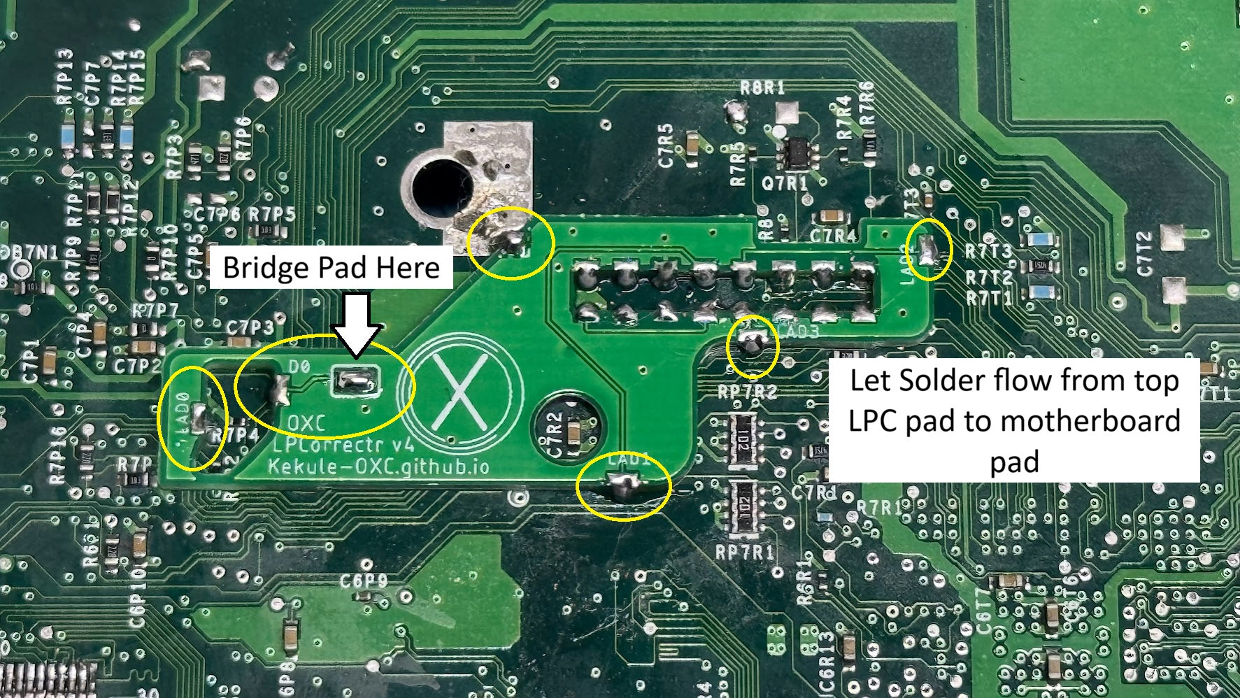 Xbox 1.6 LPC Rebuild Board